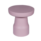 Bijzettafel Drum | Rond | Mangohout Roze