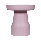 Bijzettafel Drum | Rond | Mangohout Roze