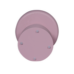 Bijzettafel Drum | Rond | Mangohout Roze