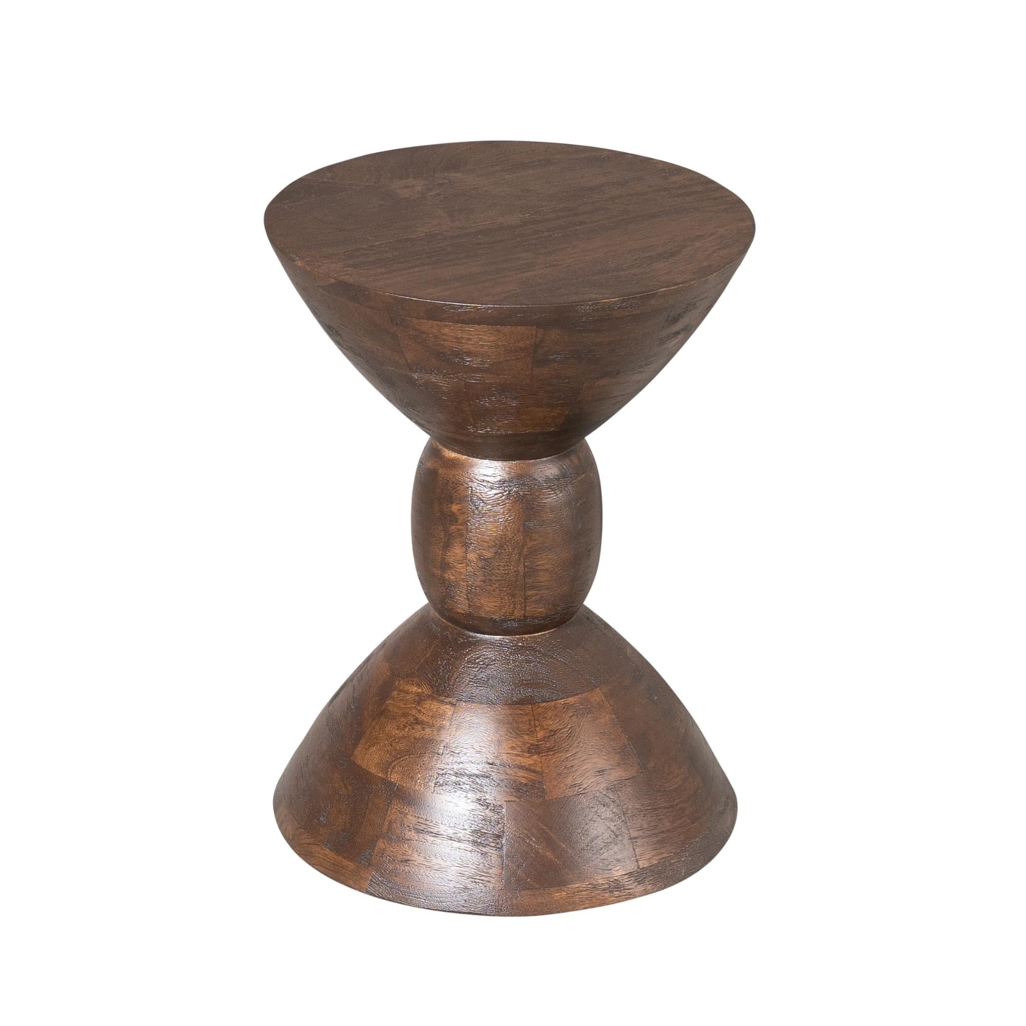 Bijzettafel Ron | Mangohout | Uniek design