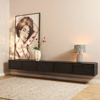 Tv-meubel Vision | Zwevend | Massief mango