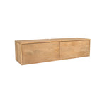 Zwevend tv meubel Vision | Massief mangohout | 120 cm