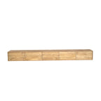 Zwevend tv meubel Vision | 280 cm | Mango Naturel