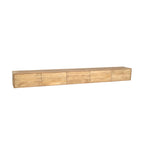 Zwevend tv meubel Vision | 280 cm | Mango Naturel