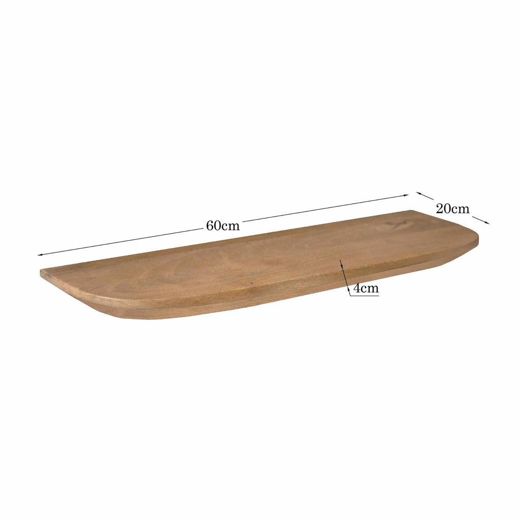 Wandplank Gusta | Set van 3 | Mango naturel