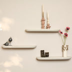 Wandplank Gusta | Set van 3 | Mango sand
