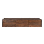 Zwevend tv meubel Vision | Massief mangohout | 160 cm