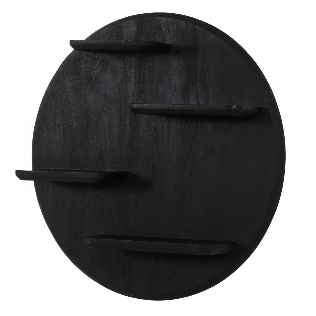 Wandrek Lena | Rond | Zwart Ø75 cm
