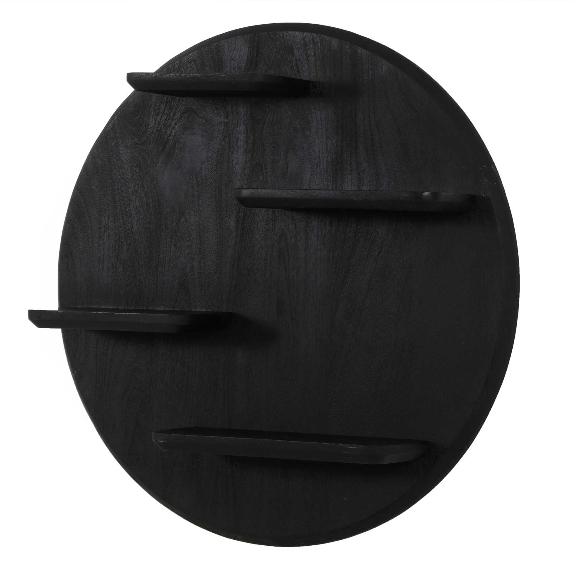 Wandrek Lena | Rond | Zwart Ø75 cm