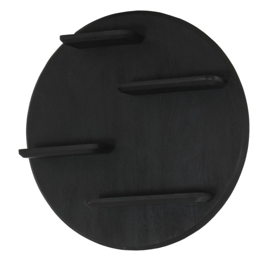 Wandrek Lena | Rond | Zwart Ø75 cm