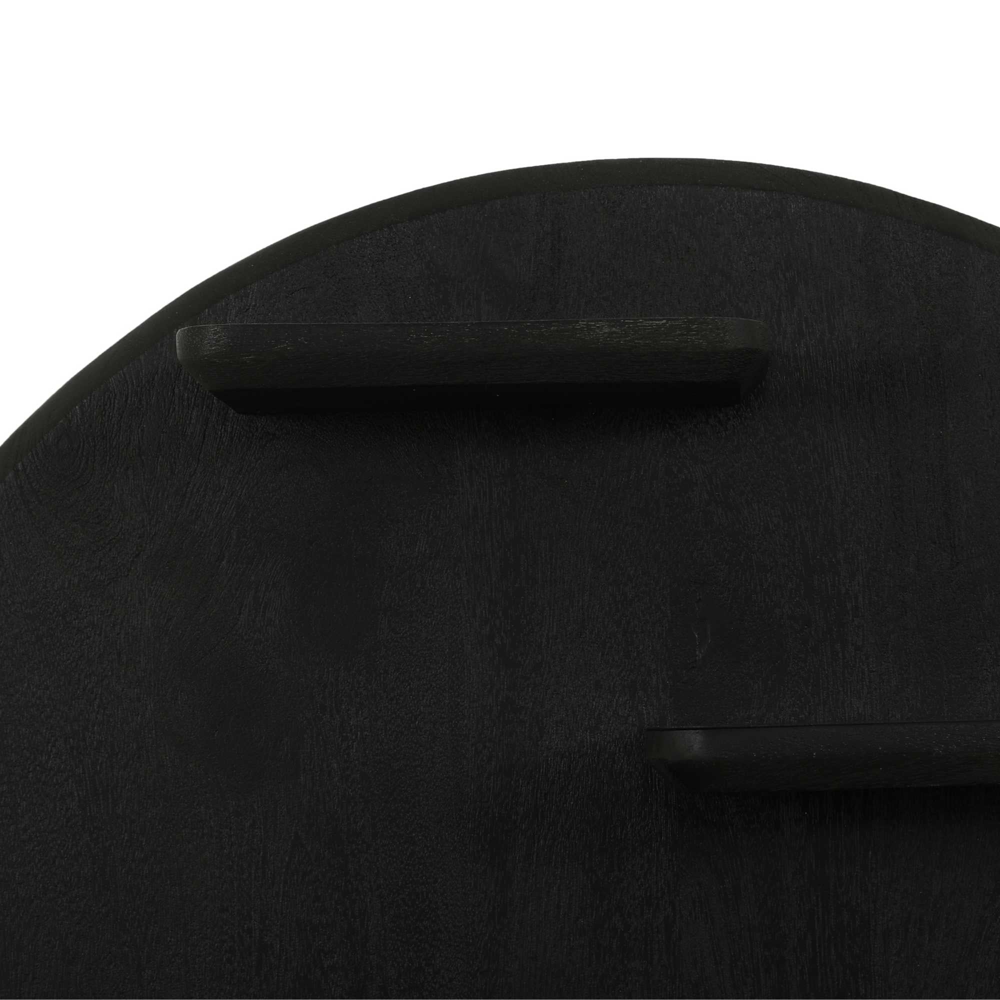Wandrek Lena | Rond | Zwart Ø75 cm