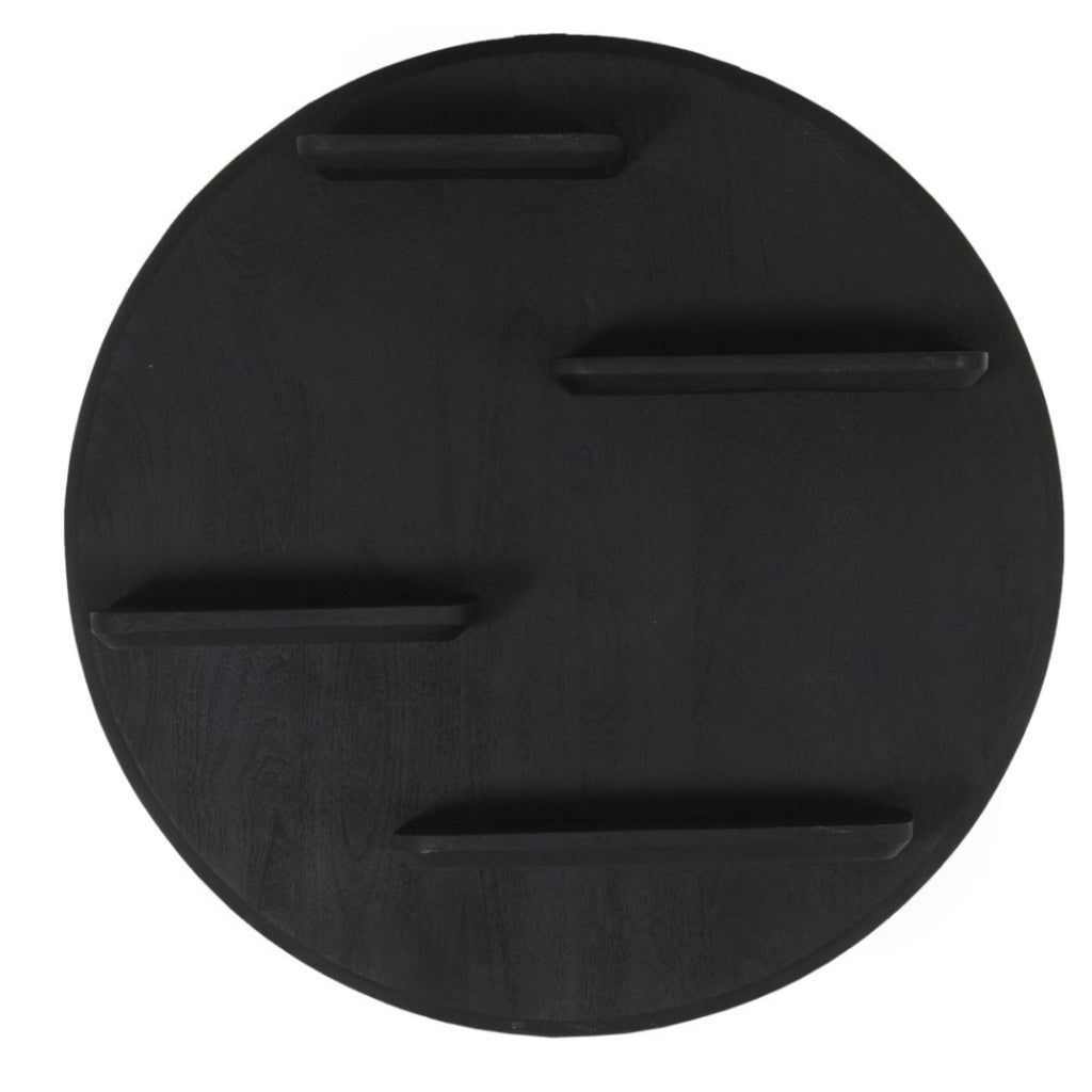 Wandrek Lena | Rond | Zwart Ø75 cm