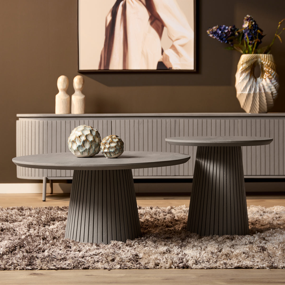 Salontafel Solana | 50 cm | Taupe