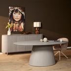 Eettafel Solana | Ovaal | Mango taupe 240x120