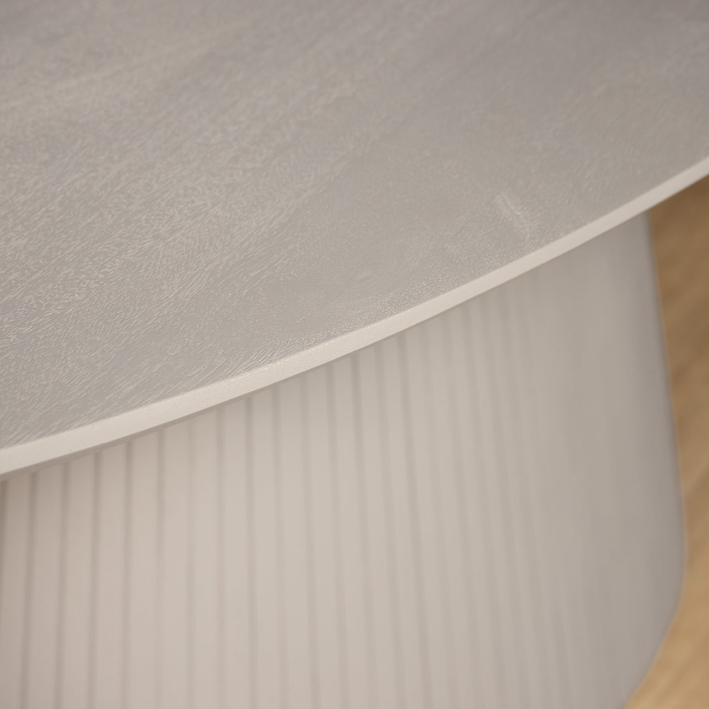 Eettafel Solana | Ovaal | Mangohout Taupe