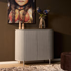 Kabinet Solana | 2-Deurs | Mangohout Taupe