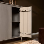 Kabinet Solana | 2-Deurs | Mangohout Taupe