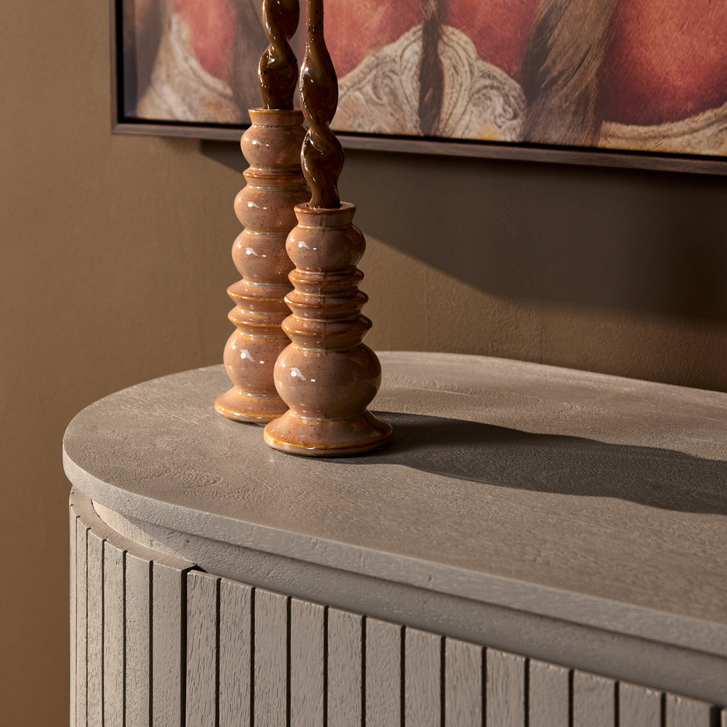 Kabinet Solana | 2-Deurs | Mangohout Taupe