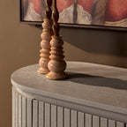 Kabinet Solana | 2-Deurs | Mangohout Taupe