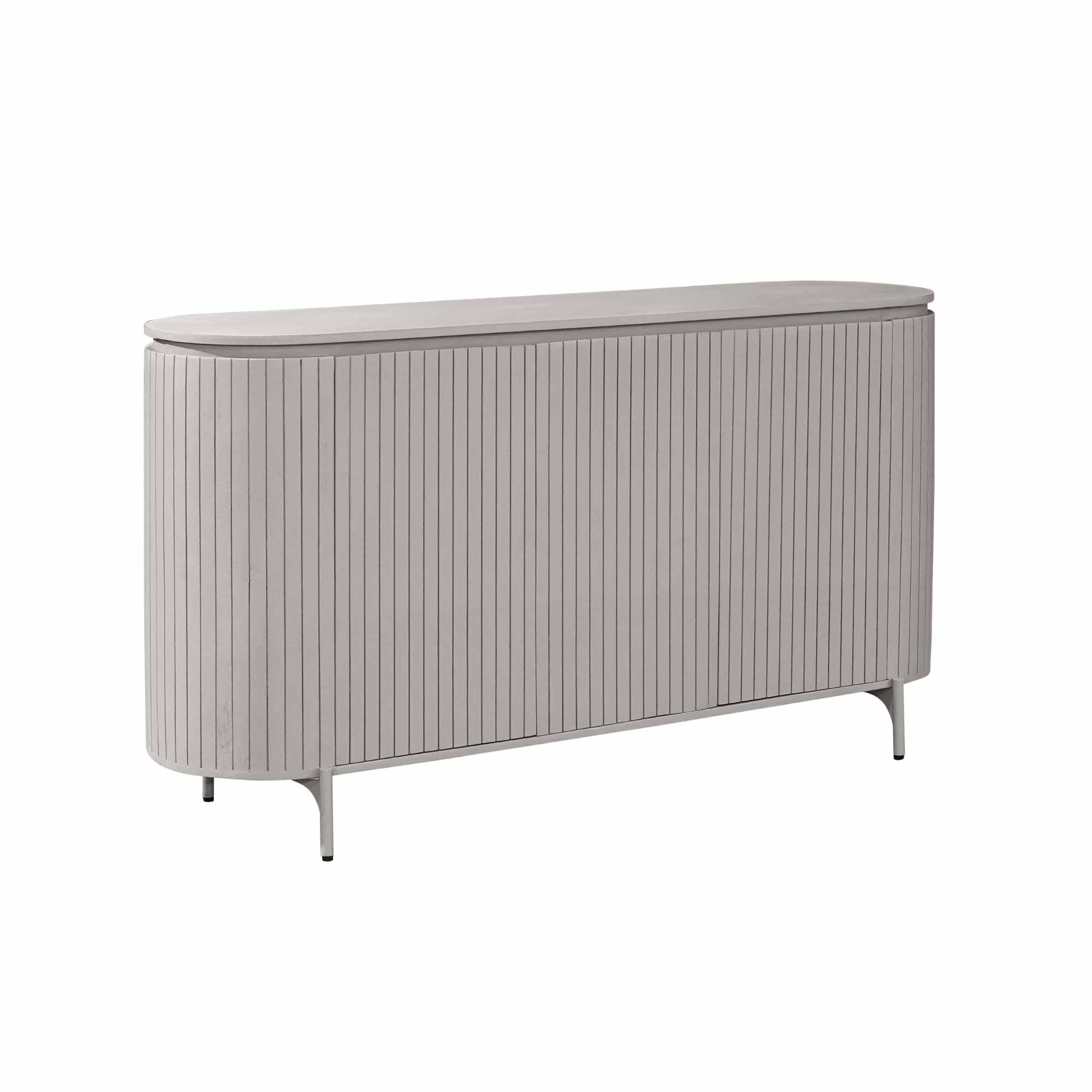 Dressoir Solana | Mangohout | Taupe | 3 deurtjes