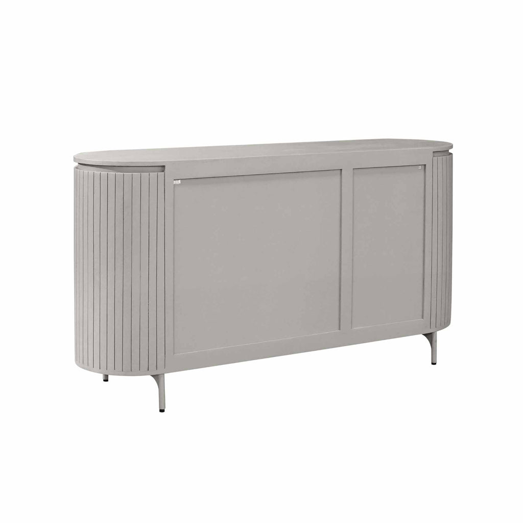 Dressoir Solana | Mangohout | Taupe | 3 deurtjes