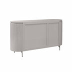 Dressoir Solana | Mangohout | Taupe | 3 deurtjes
