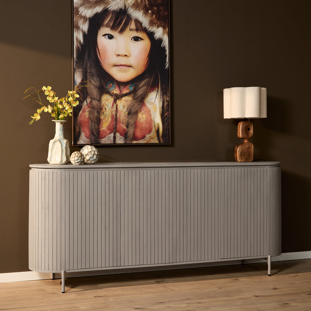 Dressoir Solana | 4 Deuren | Mango taupe 210 cm