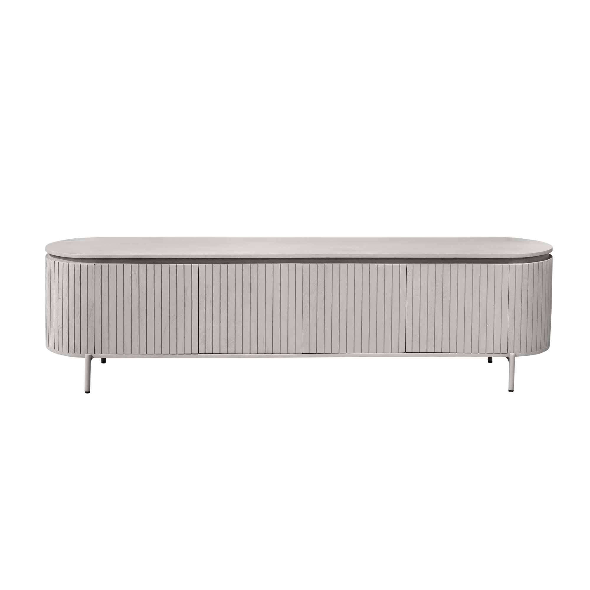 Tv meubel Solana | Mangohout | Taupe 210 cm