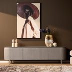 Tv meubel Solana | Mangohout | Taupe 210 cm