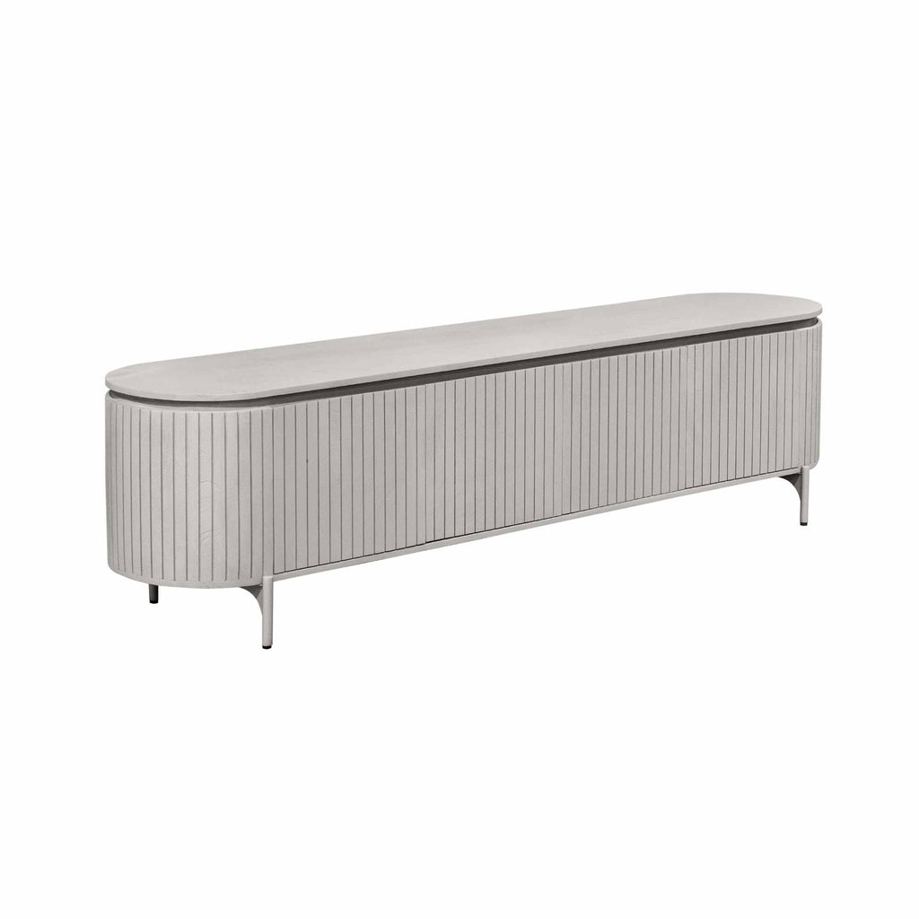 Tv meubel Solana | Mangohout | Taupe 210 cm