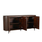 Dressoir Solana Bruin Mangohout 210 cm
