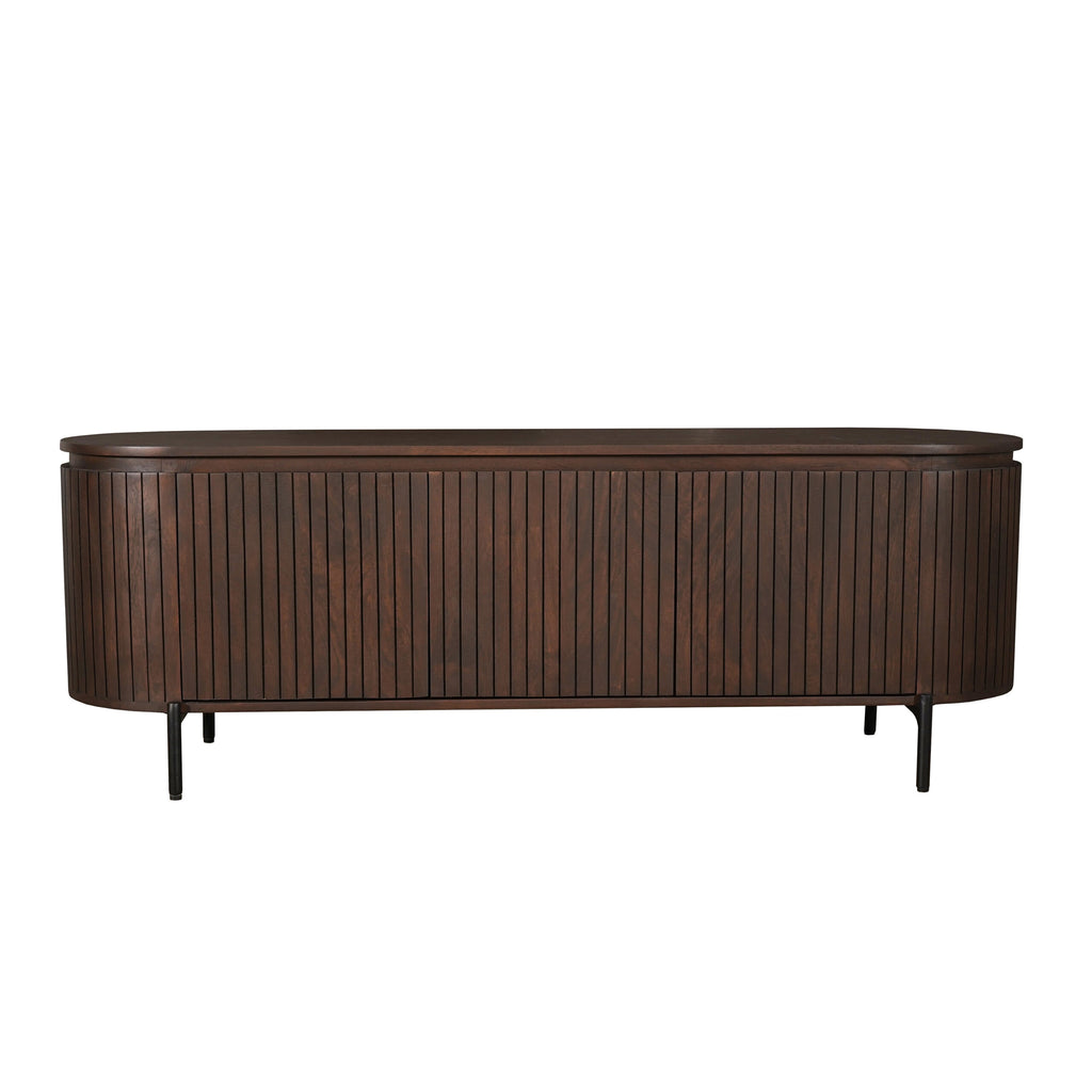 Tv-meubel Solana bruin mangohout 165 cm