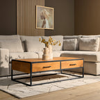 Salontafel Denver | 2 lades | Massief mangohout