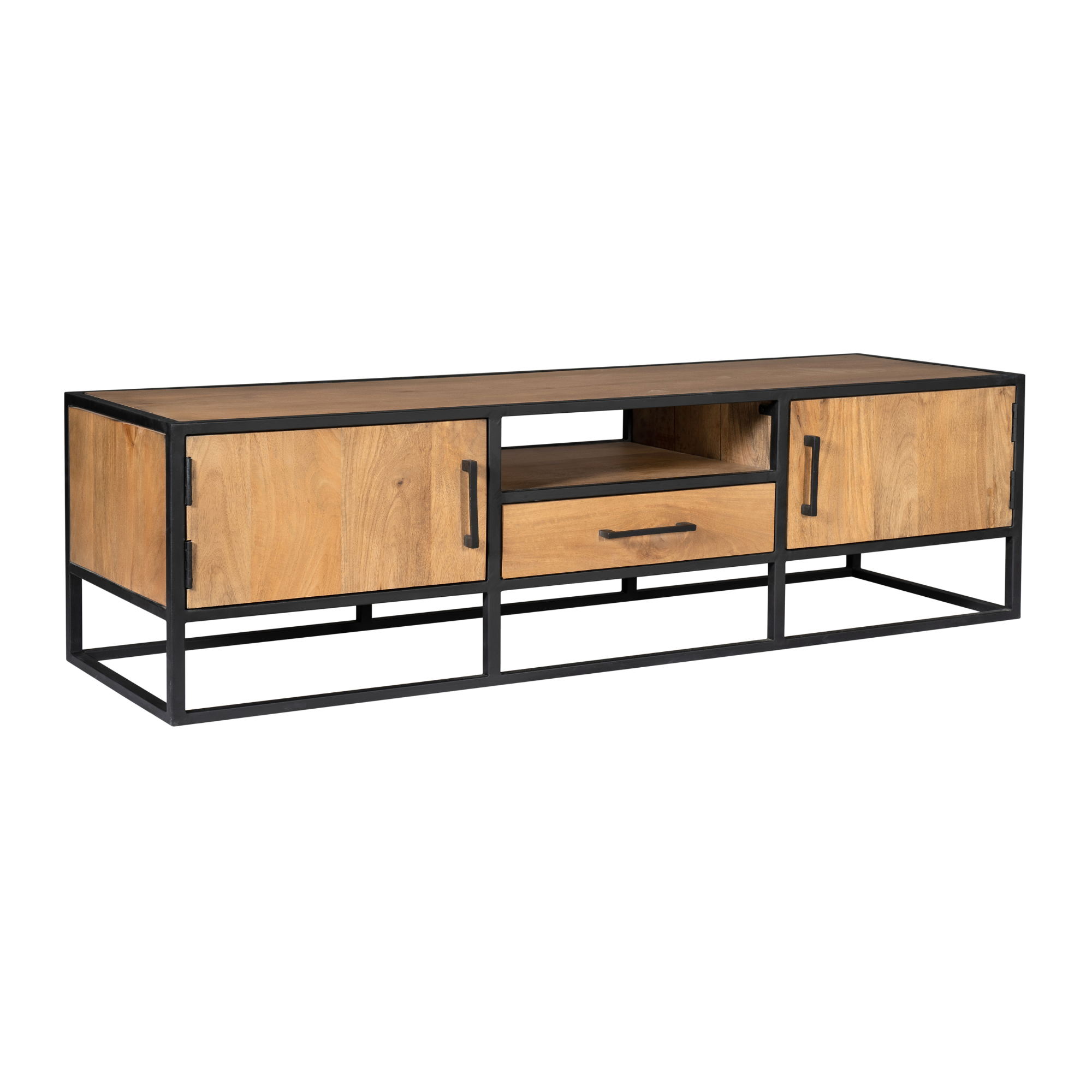 Tv meubel Denver | 1 Lade | Gelakt mangohout