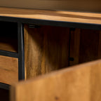 Tv meubel Denver | 1 Lade | Gelakt mangohout