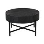 Salontafel Cooper Black | Rond | Mangohout Zwart