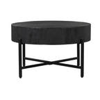 Salontafel Cooper Black | Rond | Mangohout Zwart