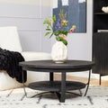 Salontafel Paras | Rond | Mangohout Zwart