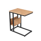 Bijzettafel Slider | Mango hout | Zwart frame