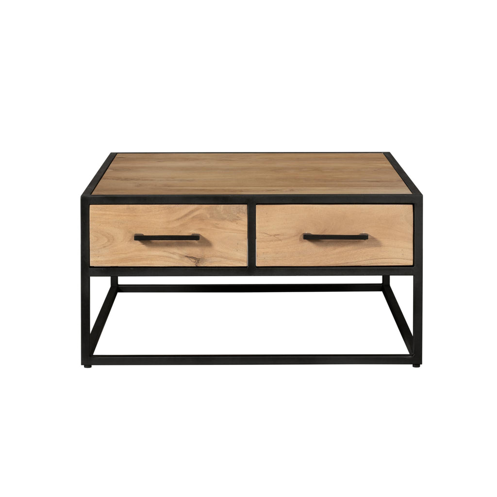 Salontafel Dakota | Mangohout | Metaal industrieel