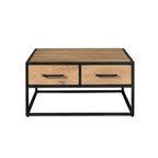 Salontafel Dakota | Mangohout | Metaal industrieel