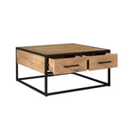 Salontafel Dakota | Mangohout | Metaal industrieel