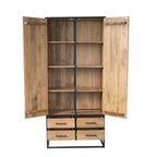 Kabinet Dakota | 2 Deuren | Massief mango naturel