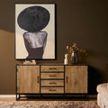 Dressoir Dakota | 4 Lades | Massief mango naturel