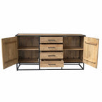 Dressoir Dakota | 4 Lades | Massief mango naturel