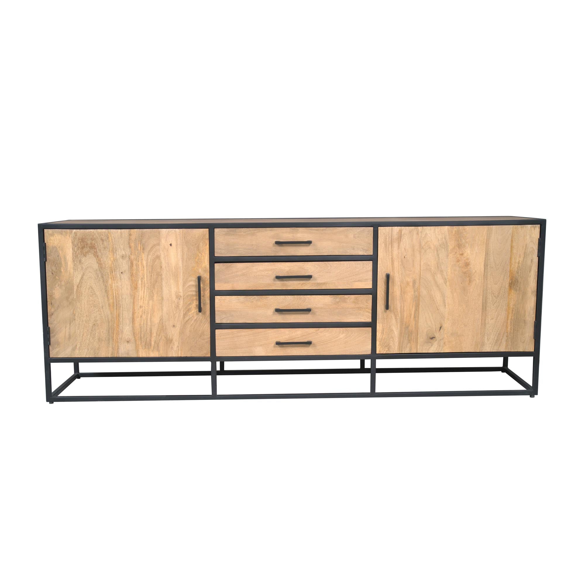 Dressoir Dakota | 4 lades | Massief mangohout licht
