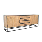 Dressoir Dakota | 4 lades | Massief mangohout licht