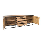 Dressoir Dakota | 4 lades | Massief mangohout licht