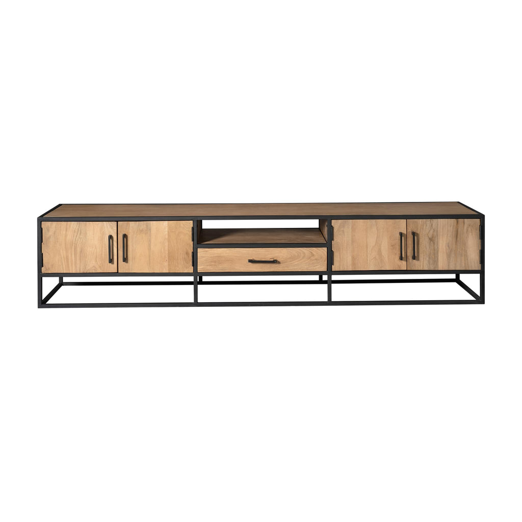 Tv meubel Dakota | 1 Lade | Mangohout licht