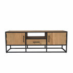 Tv meubel Dakota | Mangohout | 1 Lade & 2 Deuren